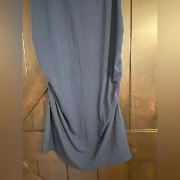 Navy blue maternity dress - Picture 10 of 12